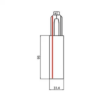 Brumberg 87167070 ONETRACK Alimentazione terminale per sistemi a binario dimmerabili/commutabili DALI, bianco (RAL 9003)