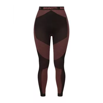 Brunotti Leogang pantaloni termici donna - slim fit 4-way stretch baselayer (XL, rosa)
