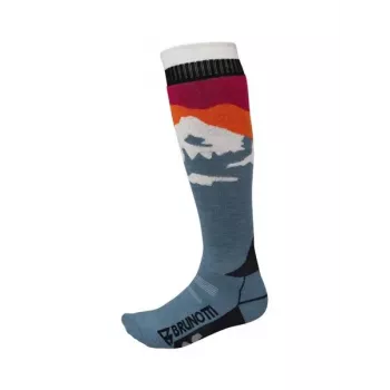 Brunotti Scottishy-Mountain calzini da sci donna, EU 35-38, blu acciaio