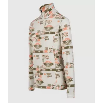 BRUNOTTI donna Misma-Print pile pullover - XL - Arctic Desert Flower