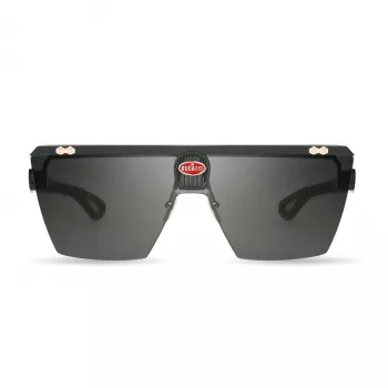 BUGATTI MAN 01A-RG Occhiali da sole Pilot Aviator acetato nero grigio UV400
