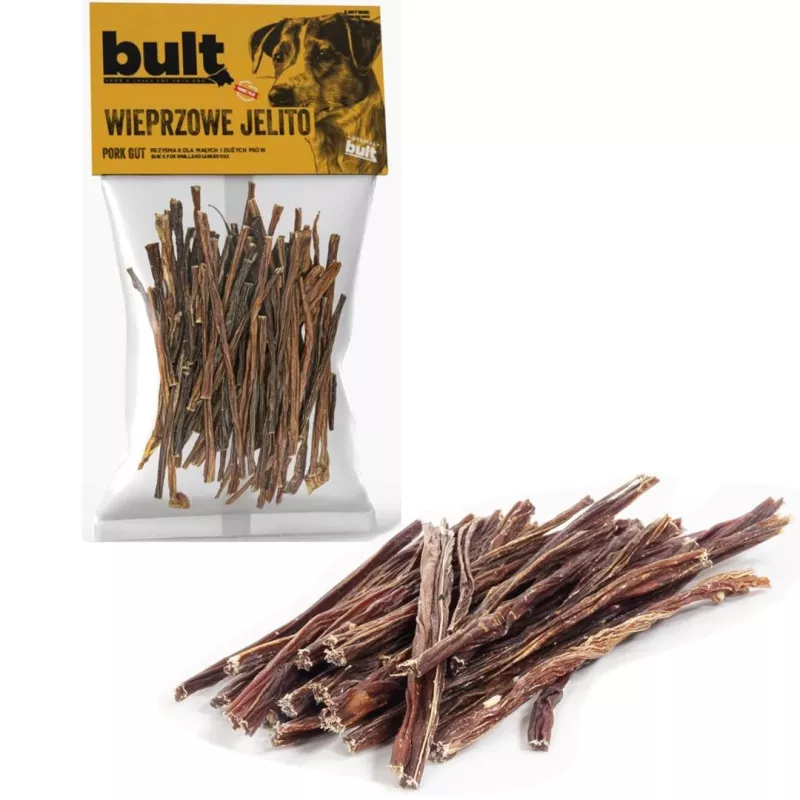 BULT Budello di maiale essiccato Snack per cani - 100g