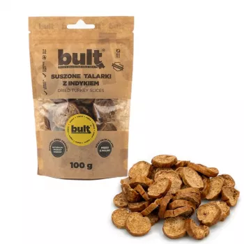 BULT strisce di tacchino essiccate snack per cani 100 g – snack per l'addestramento senza cereali, ricco di proteine