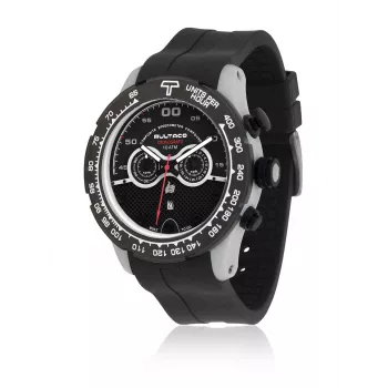 BULTACO UOMO H1PA48C-SB2 48mm Quarzo Analogico Orologio Nero Silicone