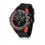 BULTACO MAN H1PO48C-SB2 48mm Orologio al quarzo analogico quadrante nero cinturino in pelle