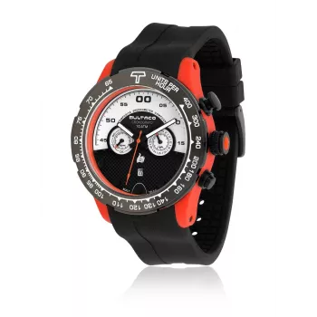 BULTACO UOMO H1PO48C-SW1 Orologio analogico al quarzo 48mm nero silicone