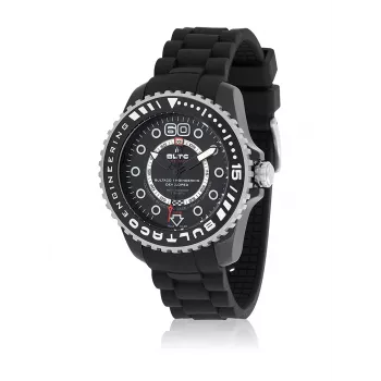BULTACO OROLOGIO UOMO BLPB45A-CB1 (45mm) Quarzo Analogico Acciaio inossidabile Silicone Nero