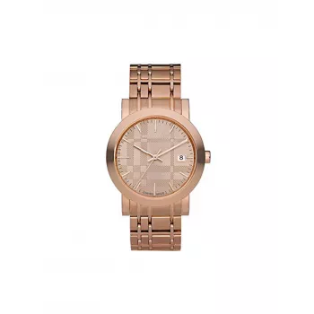 Burberry BU1864 Orologio uomo 38 mm pelle nera