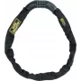 BURG WÄCHTER 280 C 90 BLACK Lucchetto a catena con combinazione per biciclette, catena quadrata in acciaio temprato da 900 mm, codice a 5 cifre reimpostabile, nero