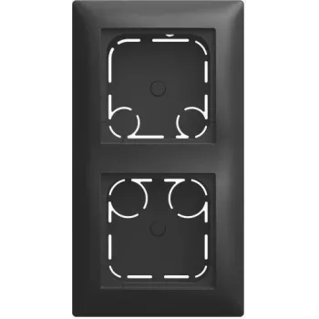 BUSCH-JAEGER BJ case da parete 2 posti forma alta Busch-balance SI Studio bianco 2TKA00005978