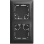 BUSCH-JAEGER BJ case da parete 2 posti forma alta Busch-balance SI Studio bianco 2TKA00005978