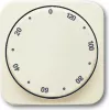 Busch-Jaeger Busch-Duro 2000® SI Placca centrale, 1 modulo, avorio, con campo per etichetta 1753-0-6208