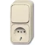 BUSCH-JAEGER Duro 2000 AP Presa Schuko, da parete, 1 presa, bianco alpino