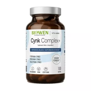 BWN BIOWEN Zinc 3X Immunity – integratore alimentare per persone – 100 capsule