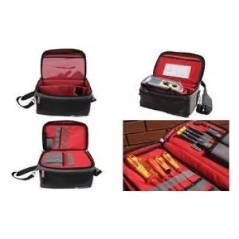 C.K Tools Magma borsa portautensili per strumenti di misura e accessori, poliestere, 27 scomparti e supporti (MA2638)