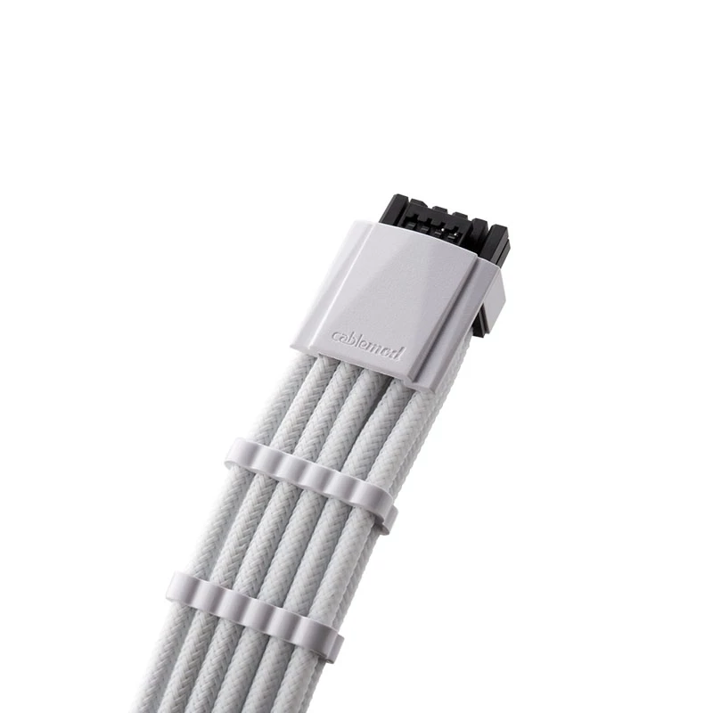 CableMod C-Series PRO ModMesh kit cavo 12VHPWR per Corsair RM, RMi, RMx (Black Label) - bianco