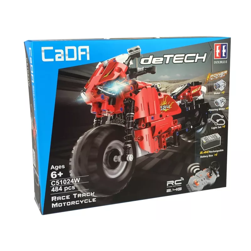 CADA Set di costruzioni moto radiocomandata 2.4G 484 pezzi