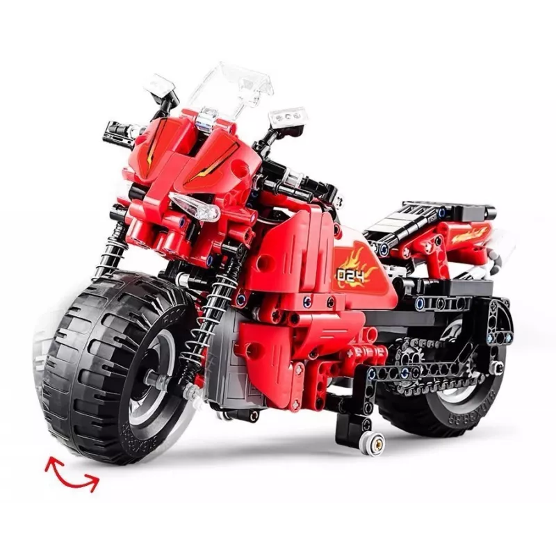 CADA Set di costruzioni moto radiocomandata 2.4G 484 pezzi