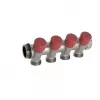 Caleffi Serie 324 Valvola miscelatrice termostatica a 4 vie 1 pollice x 1/2 pollice 60°C ottone DZR
