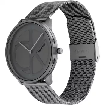CALVIN KLEIN MAN 25200030 40mm orologio al quarzo analogico argento maglia in acciaio inox