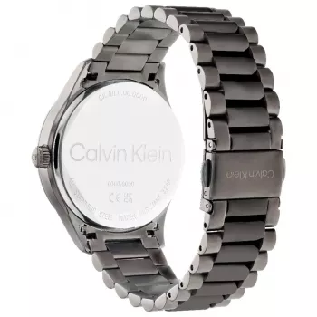 Calvin Klein Man 25200164 40mm Orologio al quarzo acciaio inox mesh quadrante nero