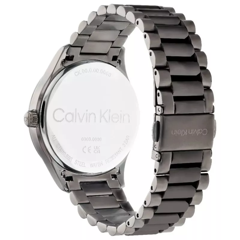 Calvin Klein Man 25200164 40mm Orologio al quarzo acciaio inox mesh quadrante nero