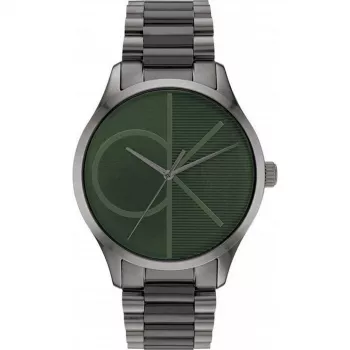 Calvin Klein Man 25200164 40mm Orologio al quarzo acciaio inox mesh quadrante nero