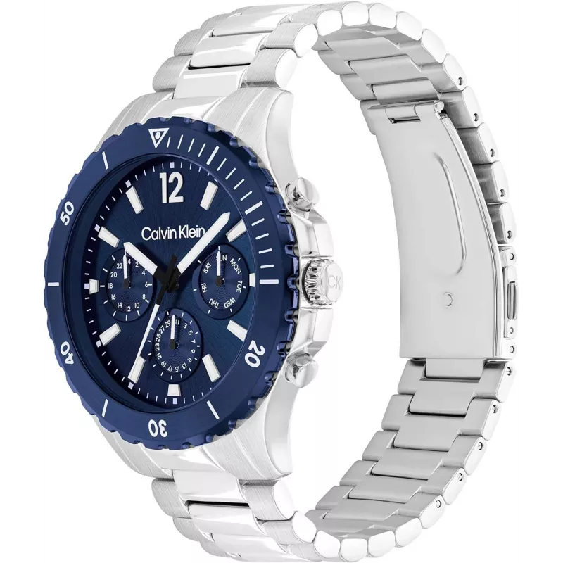 Calvin Klein Orologio da uomo Minimal Extension 25200115 44mm Acciaio inox Mesh