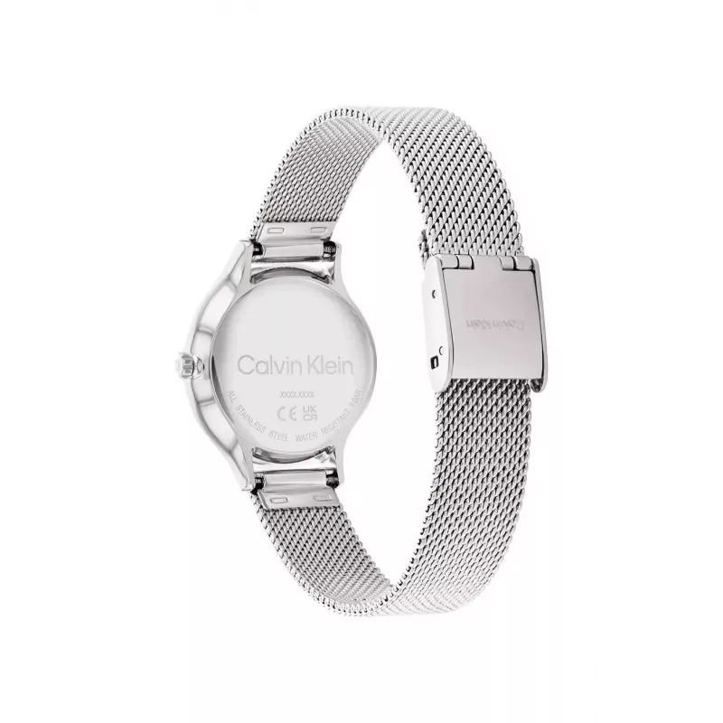CALVIN KLEIN Orologio da donna 25200058 28mm argento acciaio inox mesh