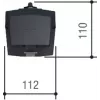 CAME AXL 22 ECO TOP kit completo per cancello a battente a due ante, per cancelli fino a 4,4 m