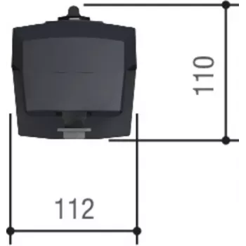 CAME AXL 22 ECO TOP kit completo per cancello a battente a due ante, per cancelli fino a 4,4 m