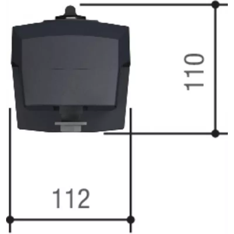 CAME AXL 22 ECO TOP kit completo per cancello a battente a due ante, per cancelli fino a 4,4 m
