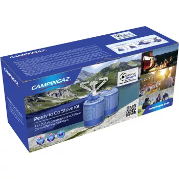 Campingaz Combo Camping Connect+ 2 CV 470 Plus Fornello da campeggio argento/blu 1,25 kW
