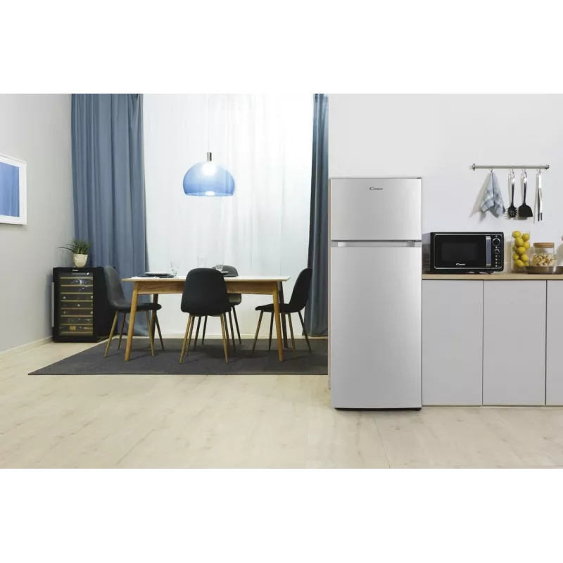 Candy CDG1S514ES lavastoviglie a libera installazione, 15 coperti, classe energetica C, argento/inox