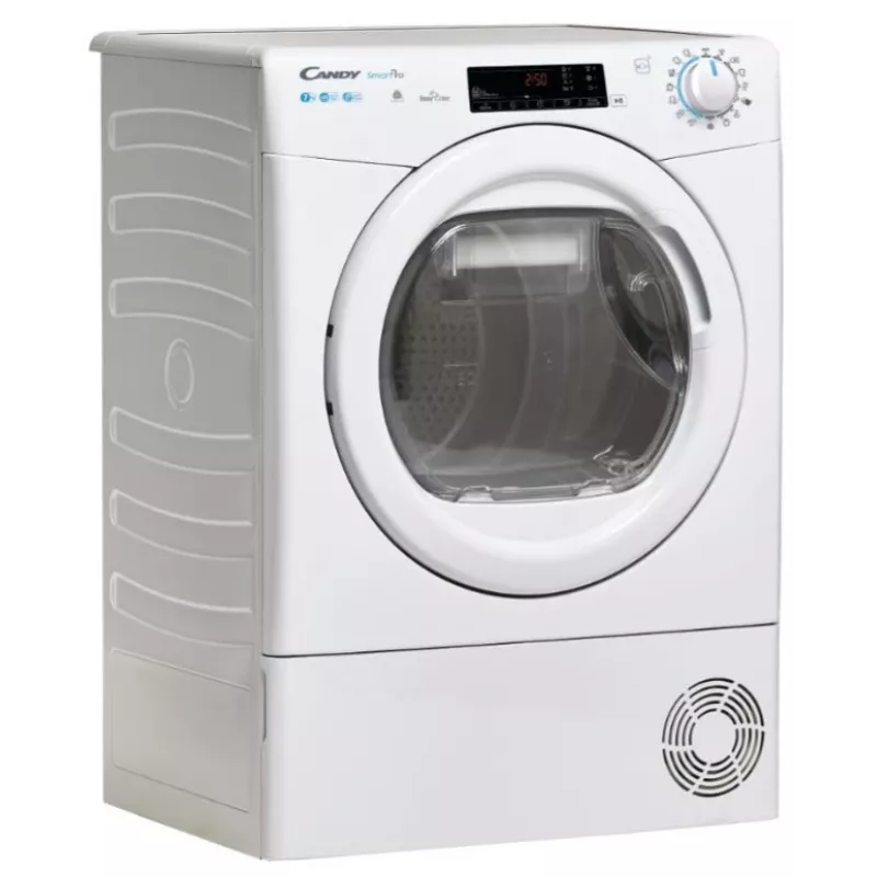 Candy CSOE H7A2TE-S Asciugatrice a pompa di calore a libera installazione, 7 kg, A++, Wi-Fi, bianco