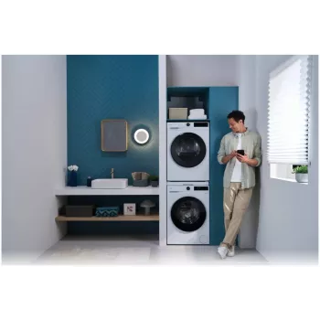 Candy GD 39B8-S lavatrice a carica frontale freestanding, 9 kg, 1300 giri/min, A+++, NFC, bianco