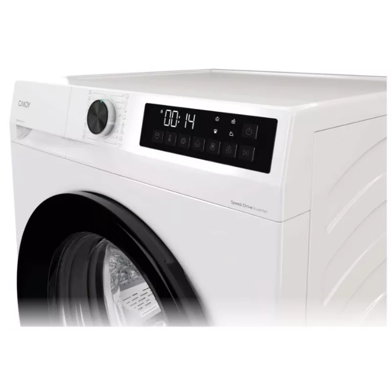 Candy GD 39B8-S lavatrice a carica frontale, 9 kg, 1400 giri/min, classe energetica A, bianco