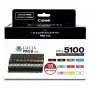 Canon PFI-5100 Multipack, autonomia standard, 10 x 14,4 ml, serbatoi d'inchiostro multicolore
