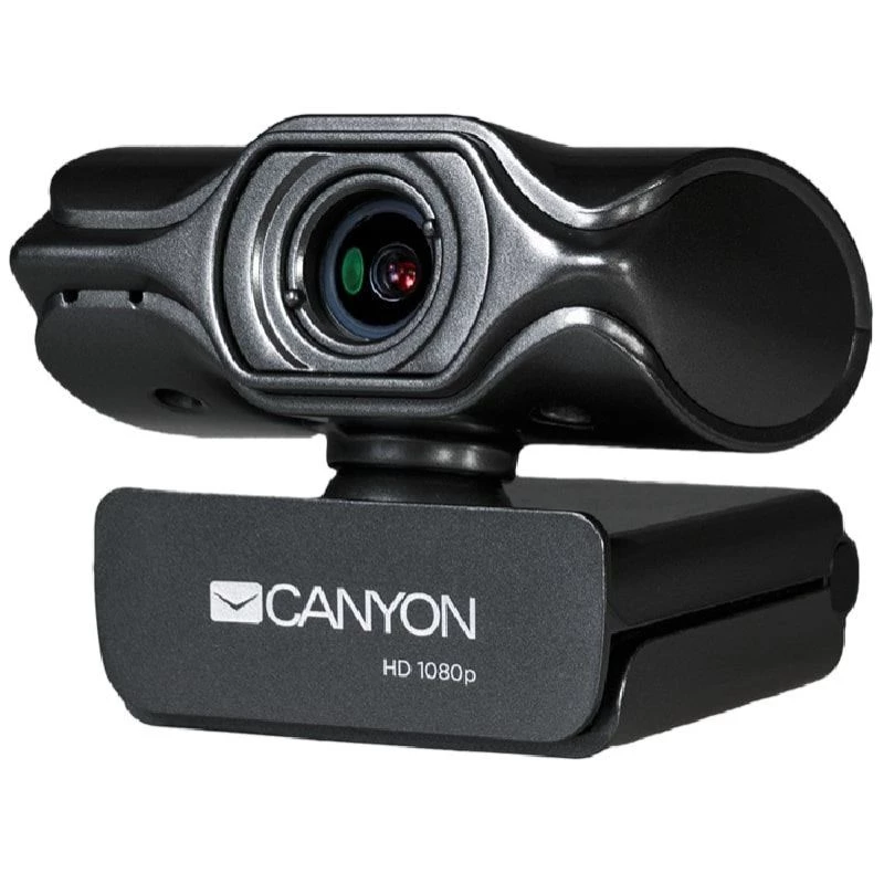 Canyon C6 webcam 2K Ultra Full HD 3.2MP con USB 2.0, nero