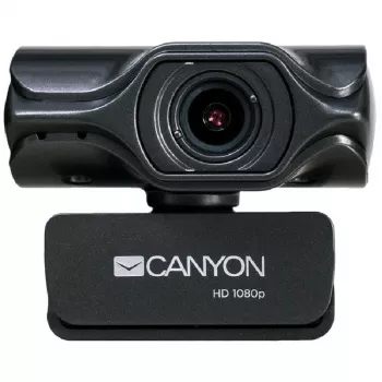 Canyon C6 webcam 2K Ultra Full HD 3.2MP con USB 2.0, nero