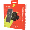 CANYON CH-15 Supporto auto e caricatore wireless MegaFix, 15W, USB-C, nero