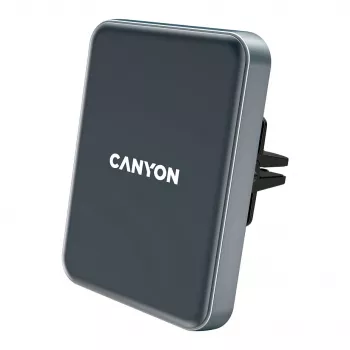 CANYON CH-15 Supporto auto e caricatore wireless MegaFix, 15W, USB-C, nero