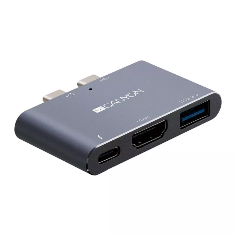 CANYON DS-1 Hub Thunderbolt 3 3-in-1 Space Grey