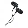 CANYON EP-3 Cuffie in-ear con microfono, cavo piatto 1,2 m, grigio scuro