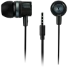 CANYON EP-3 Cuffie in-ear con microfono, cavo piatto 1,2 m, grigio scuro