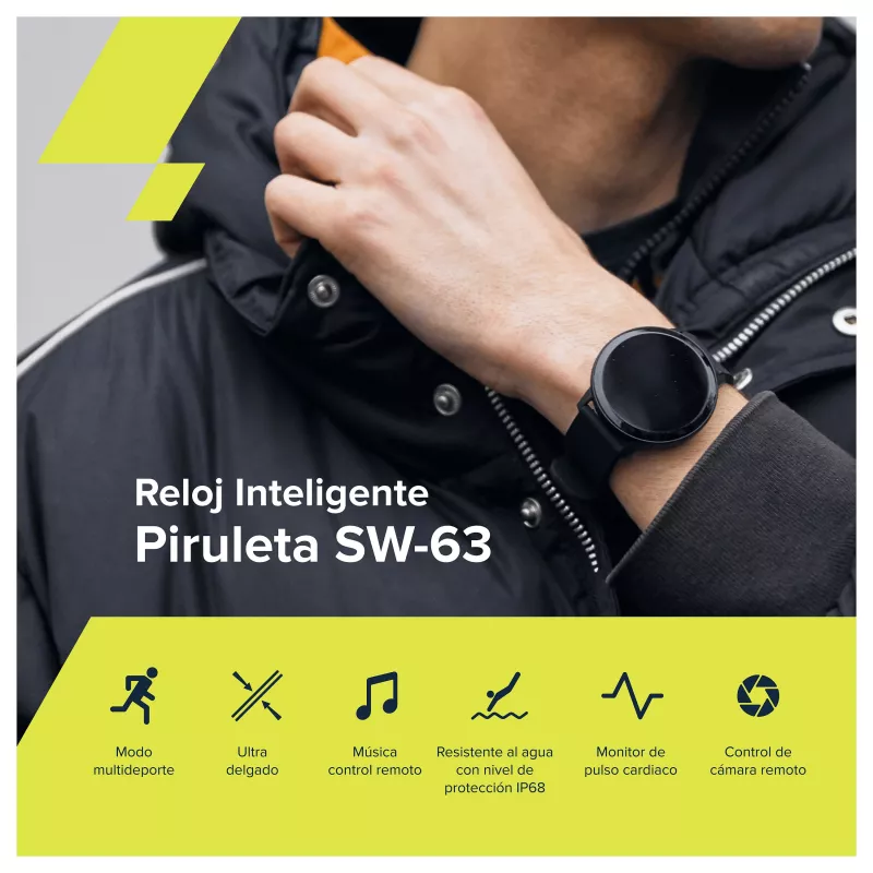 CANYON Lollypop SW-63 Smart Watch, schermo IPS full touch 1,3
