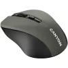 CANYON MW-1 mouse ottico wireless - 2,4 GHz, 1600 DPI, grigio