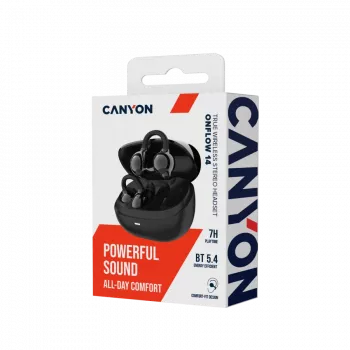 CANYON Cuffie OWS Ear Clips OnFlow 14 Nero