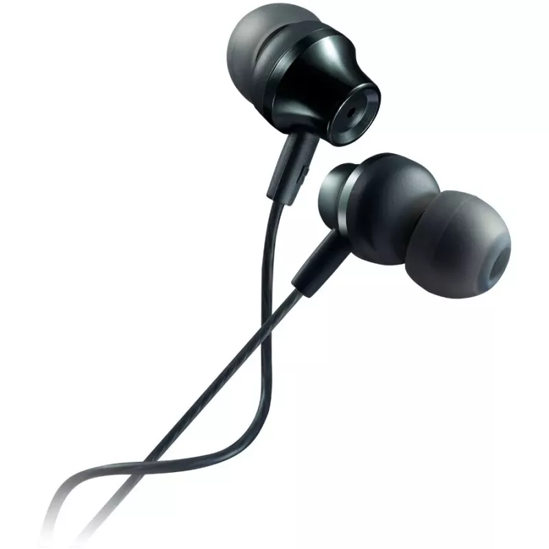 Canyon SEP-3 Cuffie stereo con microfono, case in metallo, grigio scuro