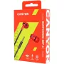 Canyon SEP-4 cuffie stereo con microfono 3,5 mm rosso